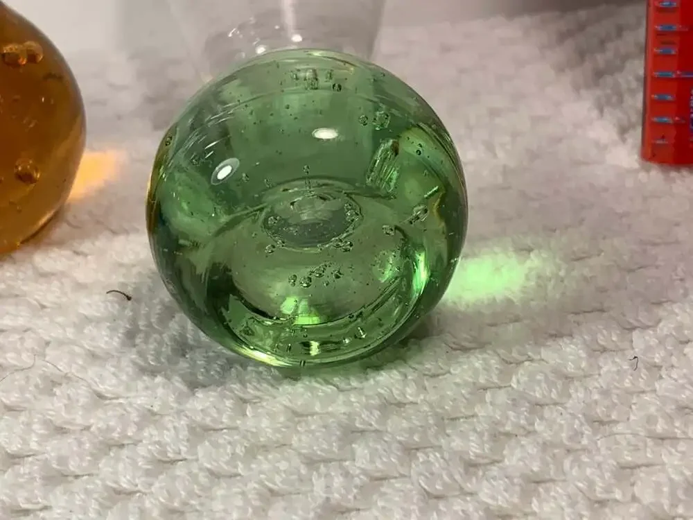 Vintage Barware Bubble shot glasses colors READ